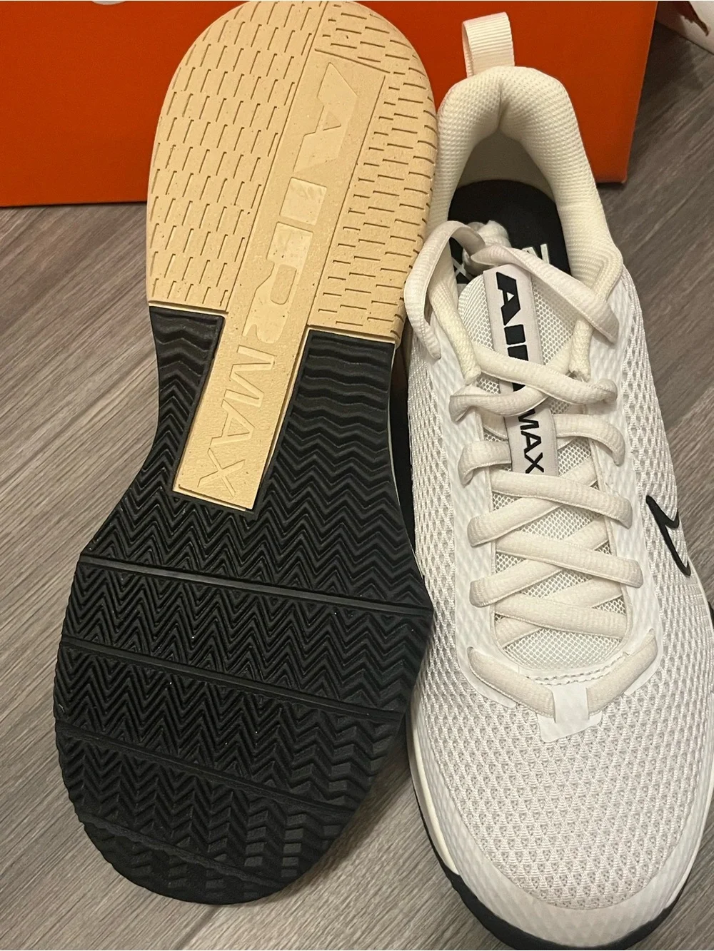 Nike Men’s Air Max Sneakers - White, Black, Beige